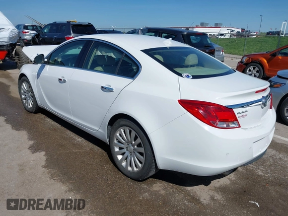 2012 Buick Regal Turbo Premium 1 with VIN 2G4GS5EV4C9202579, listed as a IAAI auction lot 42064182 with 129,730 mi miles and . Bid and sale history available at DreamBid. Image 3.