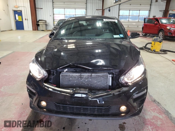 2021 Kia Forte GT-Line with VIN 3KPF34AD9ME331411, listed as a Copart auction lot 51669375 with 24,391 mi miles and Salvage Title. Bid and sale history available at carsss.com. Image 5.