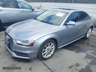 2016 Audi A4 Premium with VIN WAUBFAFLXGN004596, listed as a IAAI auction lot 42125046 with 106,205 mi miles. Bid and sale history available at carsss.com. Image 2.