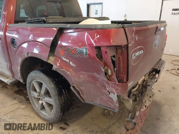 2016 Ford F-150 XLT with VIN 1FTEW1EF3GFC70144, listed as a IAAI auction lot 41448079 with 123,692 mi miles. Bid and sale history available at carsss.com. Image 6.