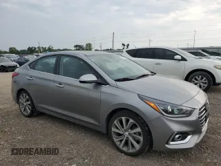 2022 Hyundai Accent Limited with VIN 3KPC34A67NE175892, listed as a Copart auction lot 68247634 with 52,544 mi miles and Salvage Title. Bid and sale history available at carsss.com. Image 4.
