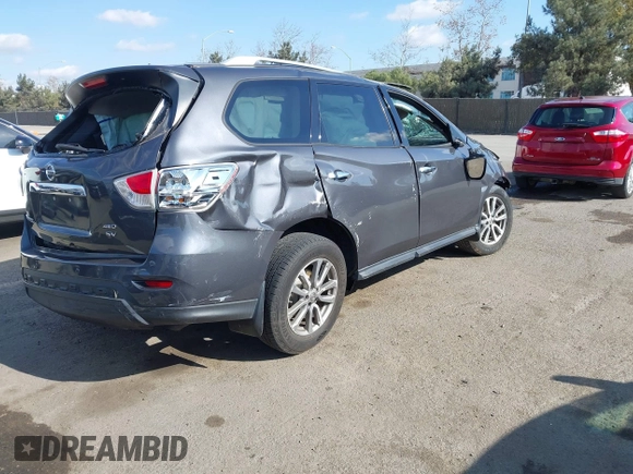 2014 Nissan Pathfinder SV z VIN 5N1AR2MM9EC734849, wystawiony jako IAAI lot #41361068 z przebiegiem 139 903 mil mil oraz . Historia ofert i sprzedaży dostępna na DreamBid. Obrazek 4.