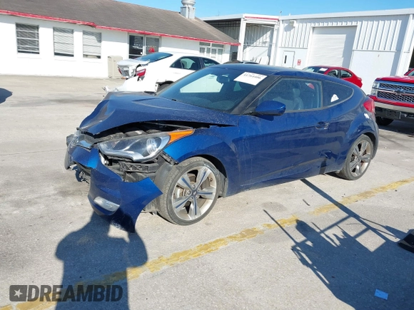 2016 Hyundai Veloster with VIN KMHTC6AD8GU302014, listed as a IAAI auction lot 41764406 with 102,893 mi miles. Bid and sale history available at carsss.com. Image 17.