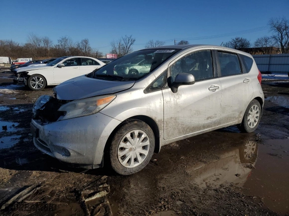 2014 Nissan Versa Note SV with VIN 3N1CE2CP1EL371524, listed as a Copart auction lot 45885925 with 93,702 mi miles and Salvage Title. Bid and sale history available at carsss.com. Image 1.