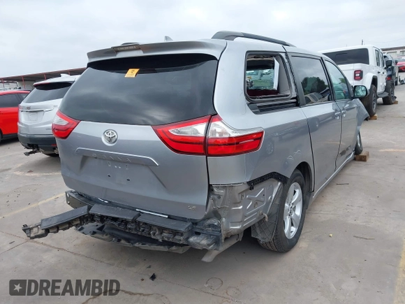 2018 Toyota Sienna LE Auto Access Seat with VIN 5TDKZ3DC3JS917131, listed as a IAAI auction lot 42250342 with 174,159 mi miles and . Bid and sale history available at DreamBid. Image 4.
