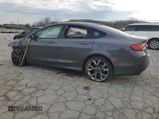 2015 Chrysler 200 S with VIN 1C3CCCDG9FN665153, listed as a Copart auction lot 50891885 with Not Provided miles and Salvage Title. Bid and sale history available at carsss.com. Image 2.