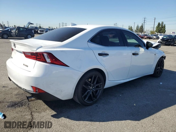 2015 Lexus IS 250 with VIN JTHBF1D26F5056902, listed as a Copart auction lot 56052755 with 153,316 mi miles and Salvage title. Bid and sale history available at DreamBid. Image 3.