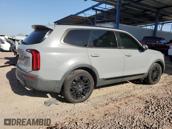 2022 Kia Telluride EX with VIN 5XYP3DHC1NG211253, listed as a Copart auction lot 56761915 with 43,086 mi miles and Salvage title. Bid and sale history available at DreamBid. Image 3.