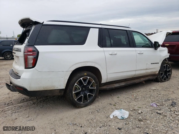 2021 Chevrolet Suburban RST with VIN 1GNSKEKD3MR364826, listed as a Copart auction lot 58685924 with 73,703 mi miles and Non Repairable. Bid and sale history available at carsss.com. Image 3.
