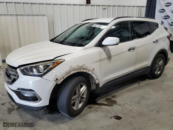 2017 Hyundai Santa Fe Sport 2.4L with VIN 5XYZU3LB6HG400080, listed as a Copart auction lot 51006975 with 153,704 mi miles and Clean Title. Bid and sale history available at carsss.com. Image 1.