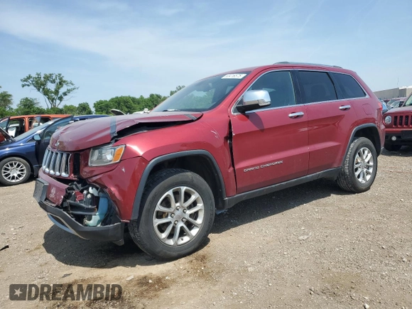 2014 Jeep Grand Cherokee Limited with VIN 1C4RJFBG7EC100846, listed as a Copart auction lot 60416575 with 216,468 mi miles and Salvage title. Bid and sale history available at DreamBid. Image 1.
