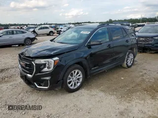 2024 GMC Terrain SLE z VIN 3GKALMEG4RL222327, wystawiony jako Copart lot #58794185 z przebiegiem 30 391 mil mil oraz Szkody całkowita. Historia ofert i sprzedaży dostępna na DreamBid. Obrazek 1.
