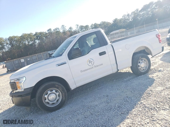 2019 Ford F-150 XL with VIN 1FTMF1CB6KKE68518, listed as a Copart auction lot 47442605 with 84,867 mi miles and Salvage Title. Bid and sale history available at carsss.com. Image 1.