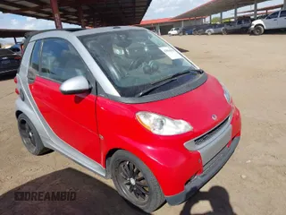 2009 Smart fortwo Passion with VIN WMEEK31X99K294322, listed as a IAAI auction lot 42014658 with 1 mi miles. Bid and sale history available at carsss.com. Image 1.