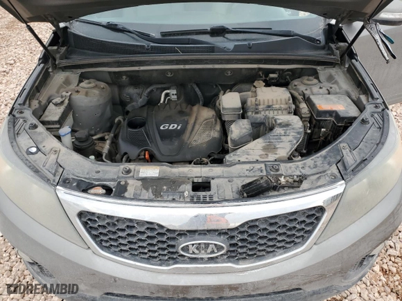 2012 Kia Sorento LX with VIN 5XYKT3A60CG235579, listed as a Copart auction lot 43477835 with 136,379 mi miles and Clean Title. Bid and sale history available at carsss.com. Image 12.