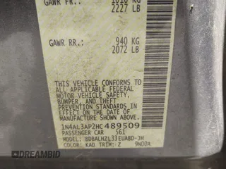 2017 Nissan Altima SV z VIN 1N4AL3AP2HC489509, wystawiony jako IAAI lot #42651575 z przebiegiem 138 361 mil mil oraz . Historia ofert i sprzedaży dostępna na DreamBid. Obrazek 9.