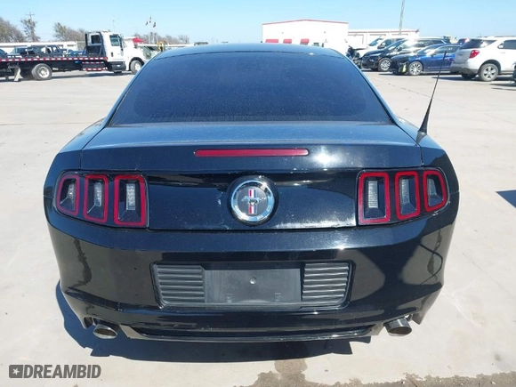 2013 Ford Mustang V6 with VIN 1ZVBP8AM8D5259572, listed as a IAAI auction lot 41655526 with 42,753 mi miles. Bid and sale history available at carsss.com. Image 17.