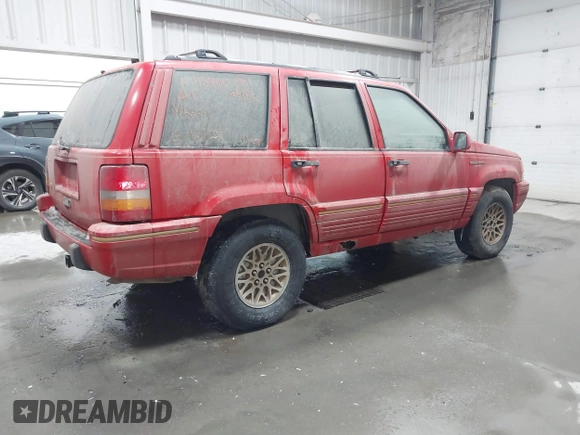 1994 Jeep Grand Cherokee Limited with VIN 1J4GZ78S3RC205224, listed as a IAAI auction lot 41830705 with 242,334 mi miles and . Bid and sale history available at DreamBid. Image 4.