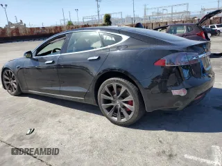 2020 Tesla Model S Performance with VIN 5YJSA1E46LF396481, listed as a Copart auction lot 47896835 with 47,878 mi miles and Salvage title. Bid and sale history available at DreamBid. Image 2.