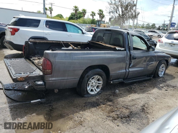 2001 Dodge Dakota with VIN 1B7FL26X21S343416, listed as a Copart auction lot 48143584 with 0 mi miles and Non Repairable. Bid and sale history available at carsss.com. Image 3.
