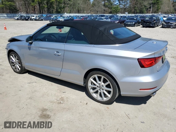 2015 Audi A3 2.0T Premium Plus with VIN WAU3FLFF1F1058773, listed as a Copart auction lot 53395495 with 55,667 mi miles and Clean Title. Bid and sale history available at carsss.com. Image 2.