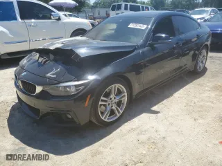 2018 BMW 4 Series 430i with VIN WBA4J1C52JBG78055, listed as a Copart auction lot 51282445 with 0 mi miles and Salvage Title. Bid and sale history available at carsss.com. Image 1.