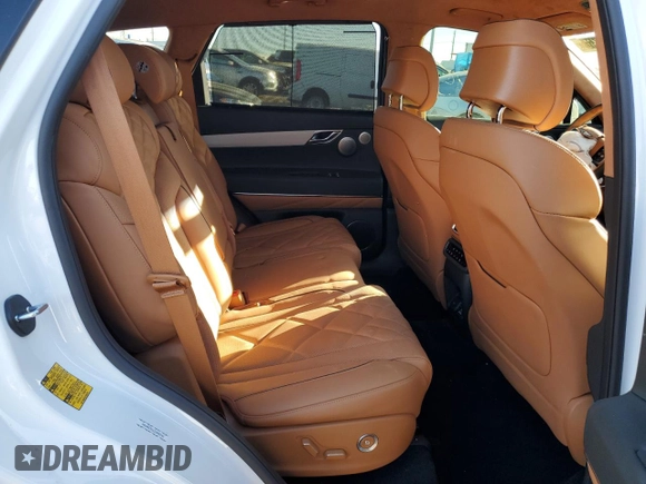 2025 Genesis GV80 Prestige with VIN KMUHEESC1SU226243, listed as a Copart auction lot 87865135 with 9,516 mi miles and Clean Title. Bid and sale history available at DreamBid. Image 11.