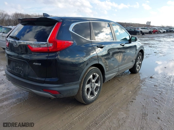 2018 Honda CR-V EX with VIN 7FARW2H57JE102324, listed as a IAAI auction lot 41469838 with 139,964 mi miles. Bid and sale history available at carsss.com. Image 4.