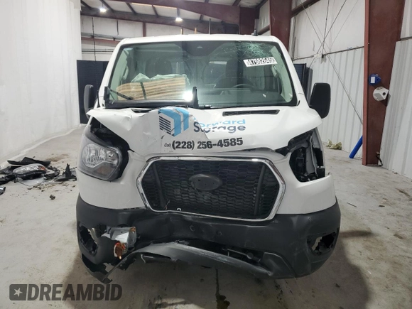 2024 Ford Transit Cargo with VIN 1FTBR1Y81RKA33444, listed as a Copart auction lot 47582645 with Not Provided miles and Clean Title. Bid and sale history available at DreamBid. Image 5.