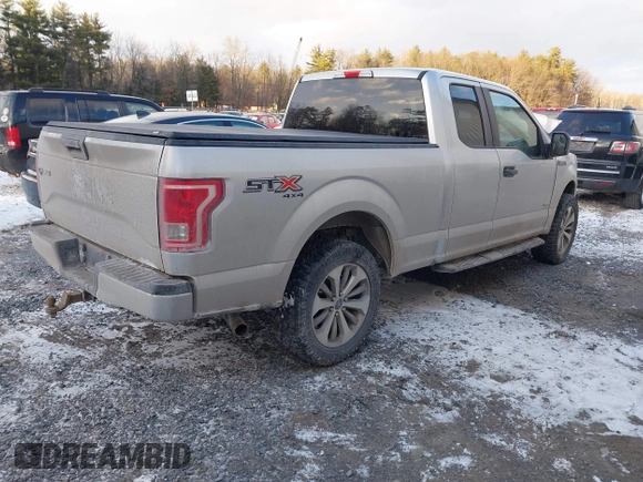 2017 Ford F-150 XL with VIN 1FTEX1EP3HFC28046, listed as a IAAI auction lot 41291572 with 149,668 mi miles. Bid and sale history available at carsss.com. Image 4.