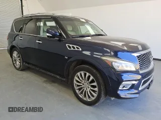 2016 Infiniti QX80 with VIN JN8AZ2NF1G9612821, listed as a Copart auction lot 51288225 with 126,301 mi miles and Clean Title. Bid and sale history available at carsss.com. Image 4.