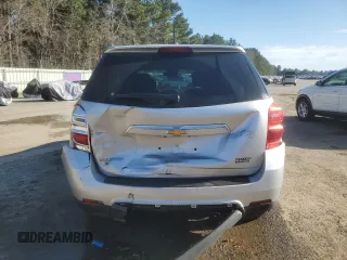 2017 Chevrolet Equinox LS with VIN 2GNALBEK1H1524489, listed as a Copart auction lot 46177015 with 143,742 mi miles and Salvage Title. Bid and sale history available at carsss.com. Image 6.