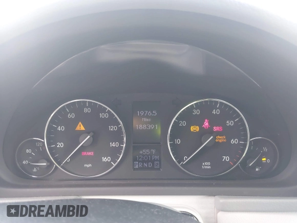 2006 Mercedes-Benz C 230 Sport with VIN WDBRF52H46F820303, listed as a IAAI auction lot 41715195 with 188,391 mi miles and . Bid and sale history available at carsss.com. Image 7.