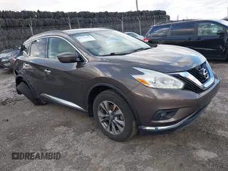 2017 Nissan Murano Platinum z VIN 5N1AZ2MH1HN183747, wystawiony jako IAAI lot #41595423 z przebiegiem 84 812 mil mil oraz . Historia ofert i sprzedaży dostępna na DreamBid. Obrazek 1.