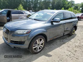 2014 Audi Q7 Premium Plus z VIN WA1LGAFE5ED009174, wystawiony jako Copart lot #61073165 z przebiegiem 149 790 mil mil oraz Czysty tytuł • Clean title. Historia ofert i sprzedaży dostępna na DreamBid. Obrazek 1.