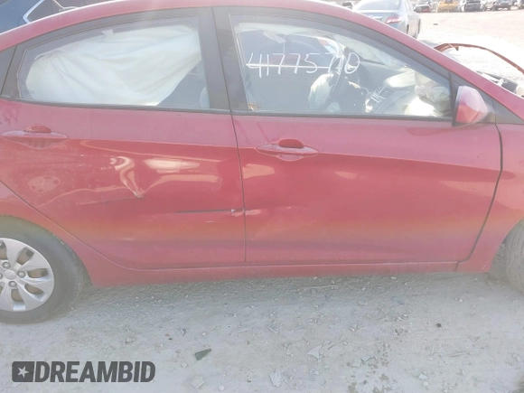 2016 Hyundai Accent SE with VIN KMHCT4AE8GU092687, listed as a IAAI auction lot 41775710 with 97,608 mi miles. Bid and sale history available at carsss.com. Image 13.