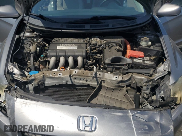 2012 Honda CR-Z EX with VIN JHMZF1D67CS001471, listed as a Copart auction lot 61248355 with 196,018 mi miles and Salvage title. Bid and sale history available at DreamBid. Image 11.