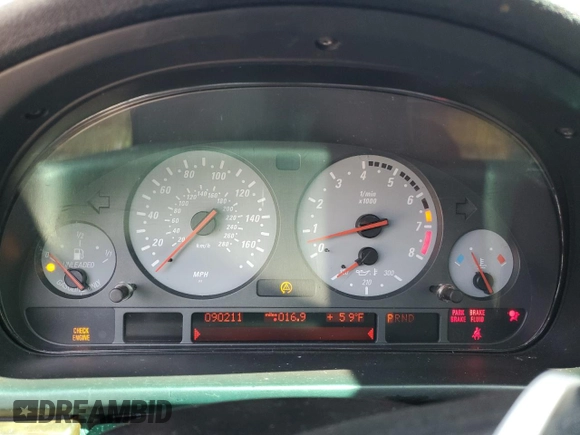 2003 BMW 5 Series 525i z VIN WBADT43403G024385, wystawiony jako Copart lot #59504995 z przebiegiem 90 211 mil mil oraz Czysty tytuł • Clean title. Historia ofert i sprzedaży dostępna na DreamBid. Obrazek 9.
