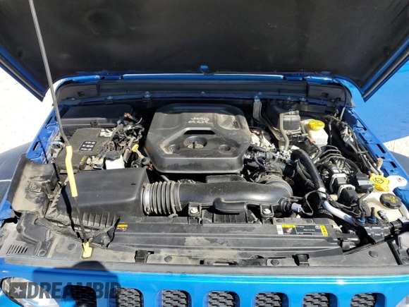 2022 Jeep Wrangler Unlimited Sport with VIN 1C4HJXDN8NW173946, listed as a Copart auction lot 48877615 with Not Provided miles and Salvage Title. Bid and sale history available at DreamBid. Image 12.