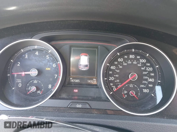 2015 Volkswagen GTI SE with VIN 3VW4T7AU5FM009184, listed as a IAAI auction lot 41833783 with 147,085 mi miles and . Bid and sale history available at DreamBid. Image 7.