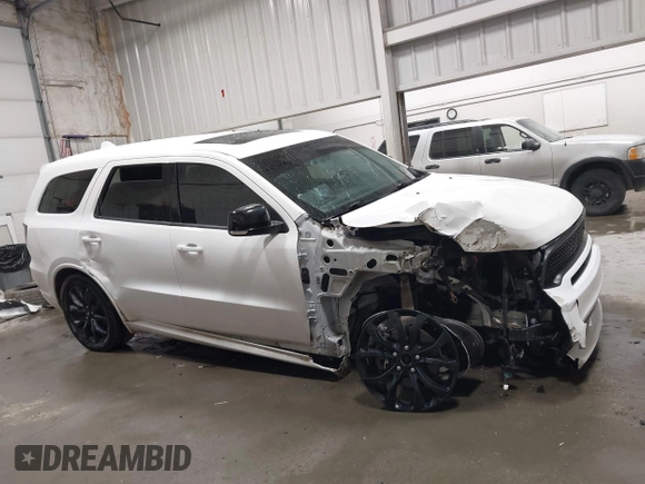 2019 Dodge Durango GT Plus with VIN 1C4RDJDG5KC763903, listed as a IAAI auction lot 41714500 with 58,314 mi miles and . Bid and sale history available at DreamBid. Image 14.