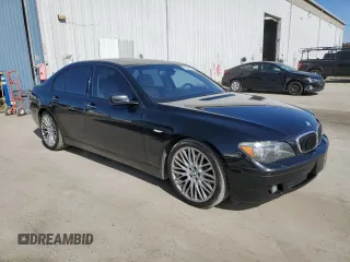 2008 BMW 7 Series 750i with VIN WBAHL83518DT14175, listed as a Copart auction lot 76241764 with 166,539 mi miles and Clean Title. Bid and sale history available at carsss.com. Image 4.