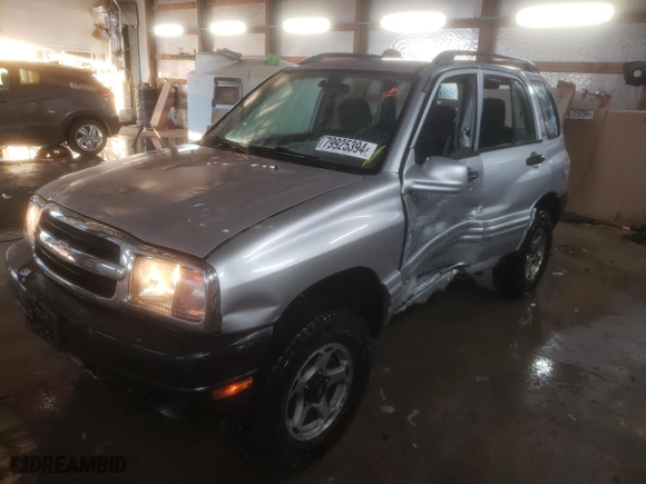2001 Chevrolet Tracker LT with VIN 2CNBJ634616909629, listed as a Copart auction lot 79925394 with NaN miles and Salvage Title. Bid and sale history available at carsss.com. Image 1.