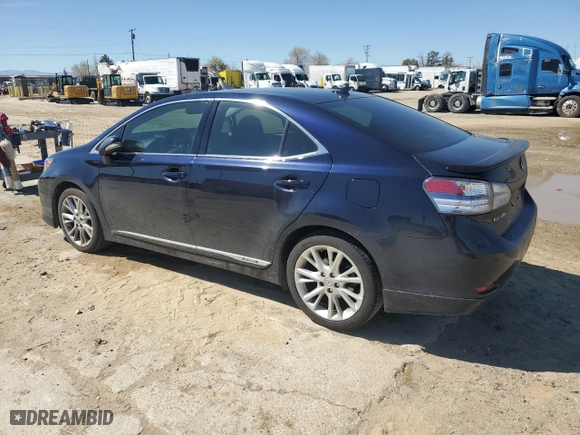 2010 Lexus HS 250h with VIN JTHBB1BA3A2036820, listed as a Copart auction lot 49750085 with 239,998 mi miles and Salvage Title. Bid and sale history available at carsss.com. Image 2.