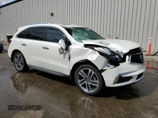 2018 Acura MDX Advance with VIN 5J8YD3H93JL000409, listed as a Copart auction lot 51429575 with 41,359 mi miles and Non Repairable. Bid and sale history available at carsss.com. Image 4.