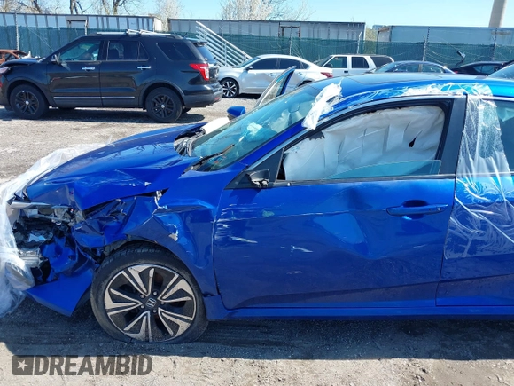 2017 Honda Civic Sedan EX-T with VIN 19XFC1F32HE207503, listed as a IAAI auction lot 41942040 with 60,983 mi miles. Bid and sale history available at carsss.com. Image 6.