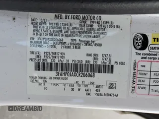 2012 Ford Fusion SEL with VIN 3FAHP0JAXCR206068, listed as a Copart auction lot 46082685 with 199,642 mi miles and Salvage Title. Bid and sale history available at DreamBid. Image 14.