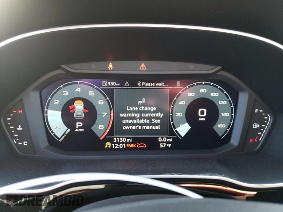 2022 Audi Q3 S line Premium Plus with VIN WA1EECF32N1144025, listed as a Copart auction lot 38752623 with 3,130 mi miles and . Bid and sale history available at DreamBid. Image 9.