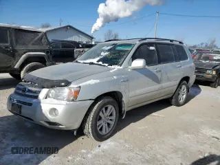 2007 Toyota Highlander Hybrid w/3rd Row with VIN JTEDW21A370019179, listed as a Copart auction lot 41787095 with 162,429 mi miles and Salvage Title. Bid and sale history available at carsss.com. Image 1.