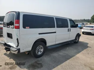 2019 Chevrolet Express Passenger LT with VIN 1GAZGPFG6K1263857, listed as a Copart auction lot 58987635 with 127,347 mi miles and Salvage title. Bid and sale history available at DreamBid. Image 3.